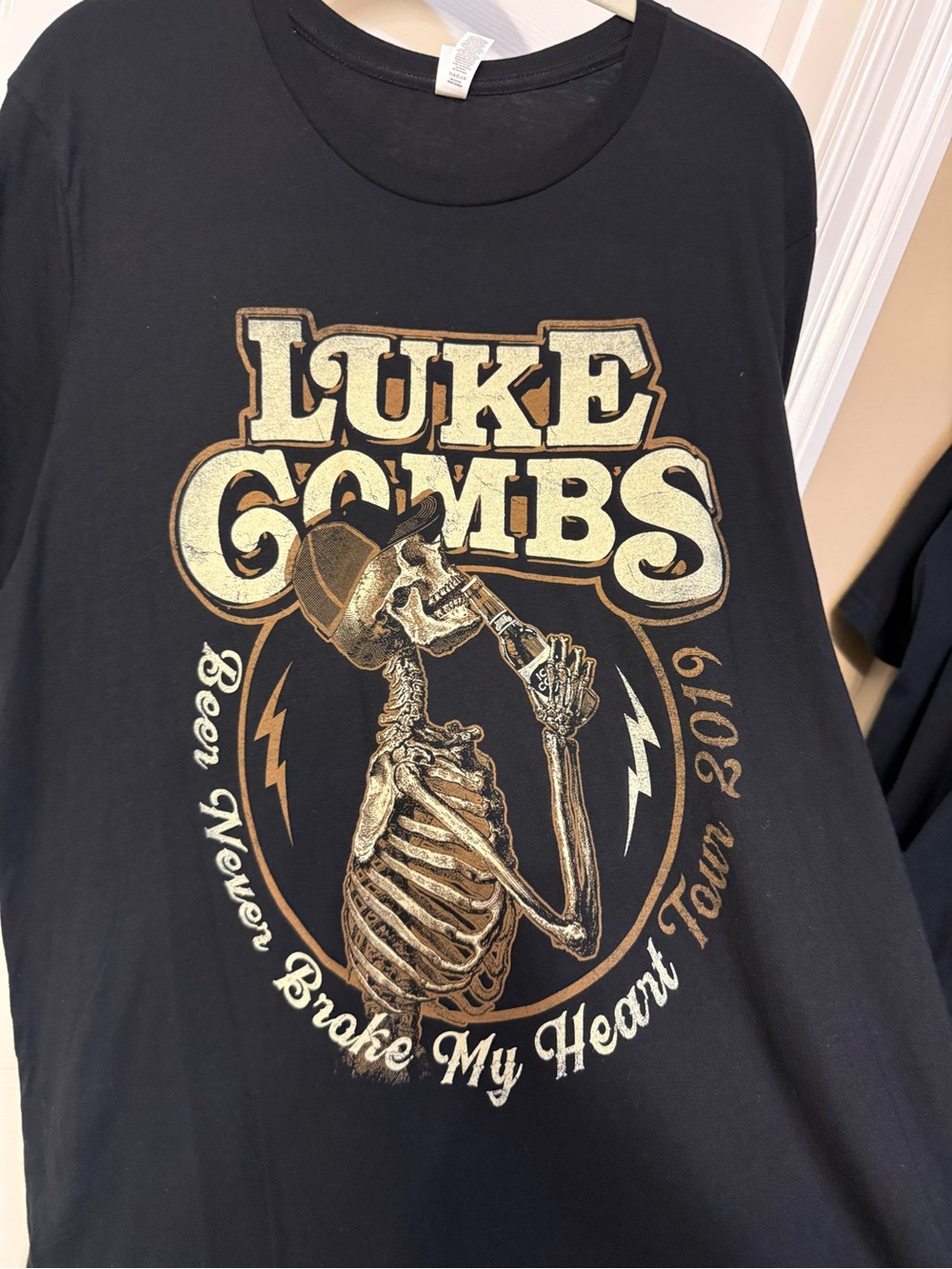 Luke Combs - 2019 Beer Never Broke My Heart Tour Concert Tee